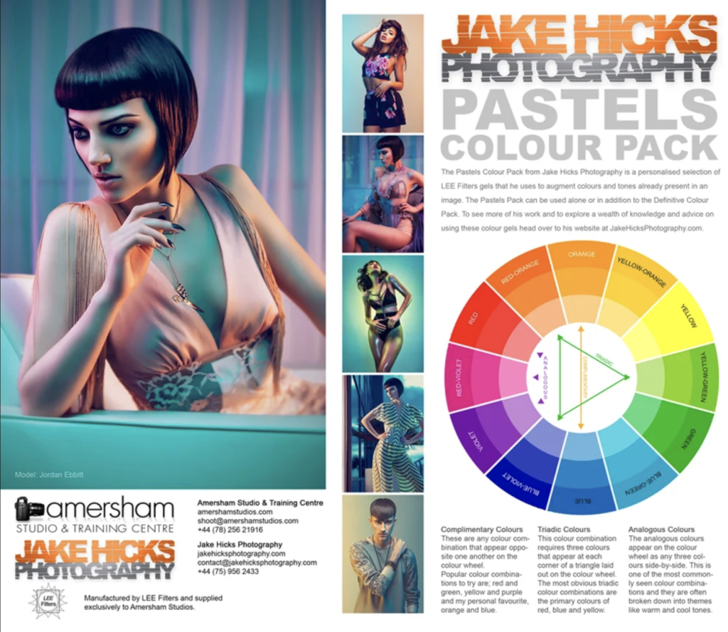 Jake Hicks Lee Filters Pastel Colour Gel Pack